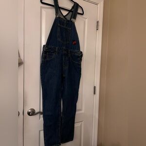 Levi's Women's Dark Blue Denim Overalls